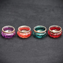 Lade das Bild in den Galerie-Viewer, 4er-Set kleine Windlichter im Vintage-Look Windlicht Kunsthandel Rueckeshaeuser