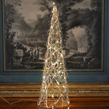 Lade das Bild in den Galerie-Viewer, Beleuchtete Weihnachtsbaumpyramide, Höhe 40 cm Weihnachtsdekoration Kunsthandel Rueckeshaeuser
