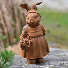 Lade das Bild in den Galerie-Viewer, Bezaubernde Mrs. Rabbit Gartendekoration Kunsthandel Rueckeshaeuser