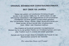 Lade das Bild in den Galerie-Viewer, Christbaumspitze Stern silber aus Glas Mundgeblasener Weihnachtsschmuck Kunsthandel Rueckeshaeuser
