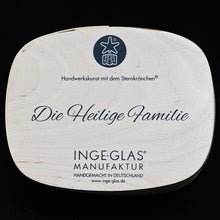 Lade das Bild in den Galerie-Viewer, Die heilige Familie in der Geschenkschachtel Mundgeblasener Weihnachtsschmuck Kunsthandel Rueckeshaeuser