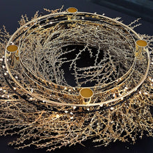 Lade das Bild in den Galerie-Viewer, Edles Adventskranz-Set aus drei Teilen mit LED Beleuchtung Weihnachtsdekoration Kunsthandel Rueckeshaeuser