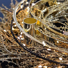 Lade das Bild in den Galerie-Viewer, Edles Adventskranz-Set aus drei Teilen mit LED Beleuchtung Weihnachtsdekoration Kunsthandel Rueckeshaeuser