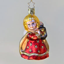 Lade das Bild in den Galerie-Viewer, Engelchen Lichtbringer Mundgeblasener Weihnachtsschmuck Kunsthandel Rueckeshaeuser
