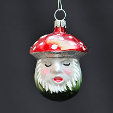Lade das Bild in den Galerie-Viewer, Fliegenpilz schlafend Weihnachtsbaumschmuck Kunsthandel Rueckeshaeuser