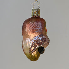 Lade das Bild in den Galerie-Viewer, Fröhliche Waldeule Mundgeblasener Weihnachtsschmuck Kunsthandel Rueckeshaeuser