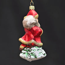 Lade das Bild in den Galerie-Viewer, Großer Weihnachtsmann aus Lauscha Mundgeblasener Weihnachtsschmuck Kunsthandel Rueckeshaeuser