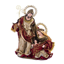 Lade das Bild in den Galerie-Viewer, Heilige Familie im Stil neapolitanischer Krippenfiguren Weihnachtsdekoration Kunsthandel Rueckeshaeuser