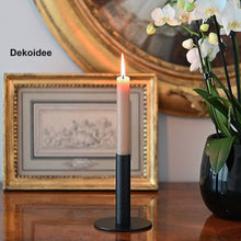 Lade das Bild in den Galerie-Viewer, Kerzenhalter Velo schwarz Wohnaccessoires Kunsthandel Rueckeshaeuser