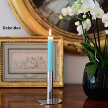 Lade das Bild in den Galerie-Viewer, Kerzenhalter Velo silber Wohnaccessoires Kunsthandel Rueckeshaeuser