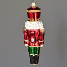 Lade das Bild in den Galerie-Viewer, Klassischer Nussknacker Mundgeblasener Weihnachtsschmuck Kunsthandel Rueckeshaeuser