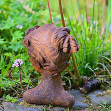 Lade das Bild in den Galerie-Viewer, Kopf einer jungen Frau Gartendekoration Kunsthandel Rueckeshaeuser