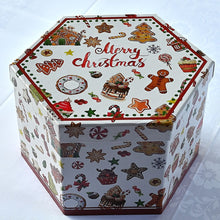 Lade das Bild in den Galerie-Viewer, Kugelbox "Lebkuchenmann" mit 14 Kugeln Weihnachtskugel Kunsthandel Rueckeshaeuser