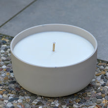 Lade das Bild in den Galerie-Viewer, Outdoor Kerzenschale, Farbe elfenbein, Durchmesser 25 cm Outdoorkerzen Kunsthandel Rueckeshaeuser