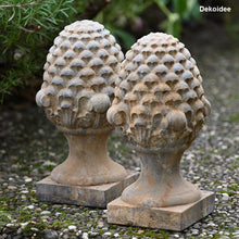 Lade das Bild in den Galerie-Viewer, Pinienzapfen aus Stein Gartendekoration Kunsthandel Rueckeshaeuser