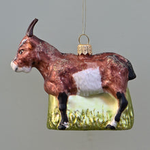 Lade das Bild in den Galerie-Viewer, Reizende Ziege Mundgeblasener Weihnachtsschmuck Kunsthandel Rueckeshaeuser