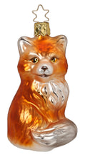 Lade das Bild in den Galerie-Viewer, Schlauer Fuchs Mundgeblasener Weihnachtsschmuck Kunsthandel Rueckeshaeuser