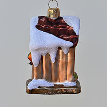 Lade das Bild in den Galerie-Viewer, Vogelhäuschen Mundgeblasener Weihnachtsschmuck Kunsthandel Rueckeshaeuser
