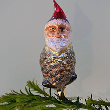 Lade das Bild in den Galerie-Viewer, Waldgnom auf Clip Mundgeblasener Weihnachtsschmuck Kunsthandel Rueckeshaeuser