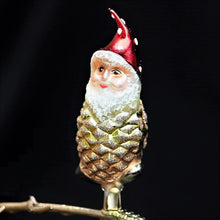Lade das Bild in den Galerie-Viewer, Waldgnom auf Clip Mundgeblasener Weihnachtsschmuck Kunsthandel Rueckeshaeuser
