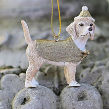 Lade das Bild in den Galerie-Viewer, Weihnachtshund Lola Weihnachtsbaumschmuck Kunsthandel Rueckeshaeuser
