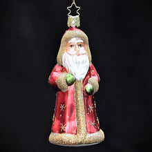 Lade das Bild in den Galerie-Viewer, Weihnachtsmann "froh und munter" Mundgeblasener Weihnachtsschmuck Kunsthandel Rueckeshaeuser