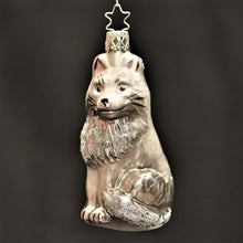 Lade das Bild in den Galerie-Viewer, Wolf Mundgeblasener Weihnachtsschmuck Kunsthandel Rueckeshaeuser
