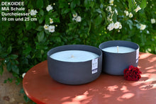 Lade das Bild in den Galerie-Viewer, Wunderschöne Outdoor Kerzenschale, Farbe basalt, Durchmesser 25 cm Outdoorkerzen Kunsthandel Rueckeshaeuser