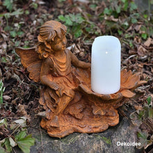 Lade das Bild in den Galerie-Viewer, Zauberhafte Fee mit Blütenschale Gartendekoration Kunsthandel Rueckeshaeuser