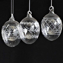Lade das Bild in den Galerie-Viewer, 6-er Karton Glasei "Cutting" / 9 cm Ostern Kunsthandel Rueckeshaeuser