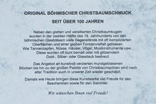 Lade das Bild in den Galerie-Viewer, Christbaumspitze rot aus Glas Mundgeblasener Weihnachtsschmuck Kunsthandel Rueckeshaeuser