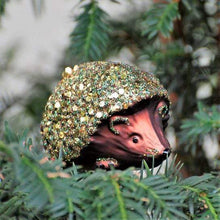 Lade das Bild in den Galerie-Viewer, Igel auf Clip Mundgeblasener Weihnachtsschmuck Kunsthandel Rueckeshaeuser
