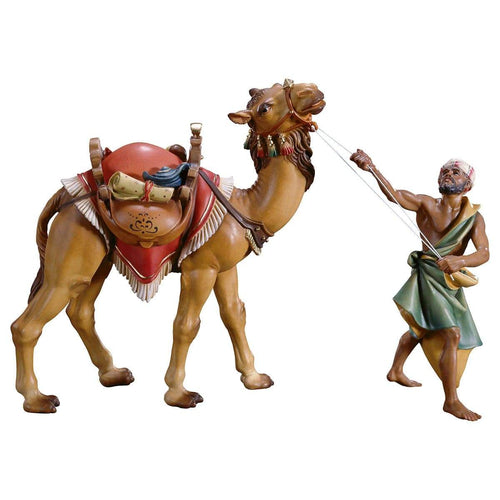 Kamelgruppe stehend Krippenfiguren Kunsthandel Rueckeshaeuser