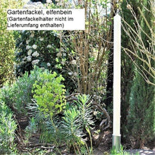 Lade das Bild in den Galerie-Viewer, Kerzenfackel, elfenbein Outdoorkerzen Kunsthandel Rueckeshaeuser