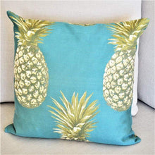 Lade das Bild in den Galerie-Viewer, Kissenhülle "Ananas" 55 x 55 cm Kissen Kunsthandel Rueckeshaeuser
