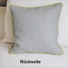 Lade das Bild in den Galerie-Viewer, Kissenhülle "Dackel" 45 x 45 cm Kissen Kunsthandel Rueckeshaeuser