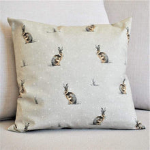 Lade das Bild in den Galerie-Viewer, Kissenhülle "Meister Lampe" 45 x 45 cm Kissen Kunsthandel Rueckeshaeuser