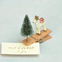 Lade das Bild in den Galerie-Viewer, Klammer mit Rentier Weihnachtsdekoration Kunsthandel Rueckeshaeuser