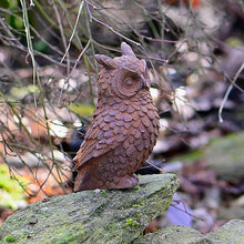 Lade das Bild in den Galerie-Viewer, Kleine Eule Gußeisen Garten Kunsthandel Rueckeshaeuser