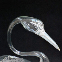 Lade das Bild in den Galerie-Viewer, Mundgeblasener Schwan Wohnaccessoires Kunsthandel Rueckeshaeuser