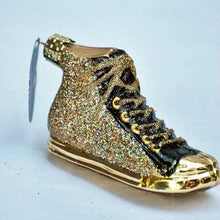 Lade das Bild in den Galerie-Viewer, Sneaker / gold/schwarz Mundgeblasener Weihnachtsschmuck Kunsthandel Rueckeshaeuser
