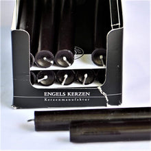 Lade das Bild in den Galerie-Viewer, Stabkerze, Farbe "Schwarz" Kerzen Kunsthandel Rueckeshaeuser