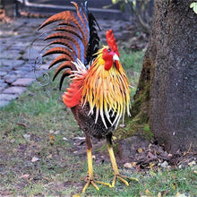 Lade das Bild in den Galerie-Viewer, Stolzer Hahn Gartendekoration Kunsthandel Rueckeshaeuser