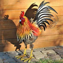 Lade das Bild in den Galerie-Viewer, Stolzer Hahn Gartendekoration Kunsthandel Rueckeshaeuser