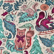 Lade das Bild in den Galerie-Viewer, Weihnachtskarte mit Umschlag / Waldtiere Weihnachtskarte Kunsthandel Rueckeshaeuser