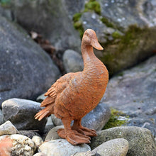 Lade das Bild in den Galerie-Viewer, Wunderschöne Ente aus Gusseisen Gartendekoration Kunsthandel Rueckeshaeuser