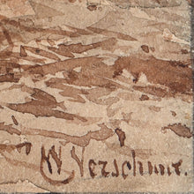Lade das Bild in den Galerie-Viewer, Aquarell von Wouterus Verschuur (1812 Amsterdamm - 1874 Vorden) Aquarell Kunsthandel Rueckeshaeuser
