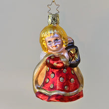 Lade das Bild in den Galerie-Viewer, Engelchen Lichtbringer Mundgeblasener Weihnachtsschmuck Kunsthandel Rueckeshaeuser
