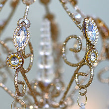 Lade das Bild in den Galerie-Viewer, Feinster Lüster mit Perlen Weihnachtsbaumschmuck Kunsthandel Rueckeshaeuser
