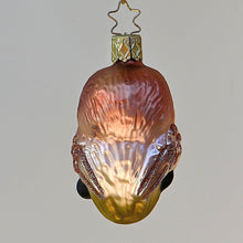 Lade das Bild in den Galerie-Viewer, Fröhliche Waldeule Mundgeblasener Weihnachtsschmuck Kunsthandel Rueckeshaeuser
